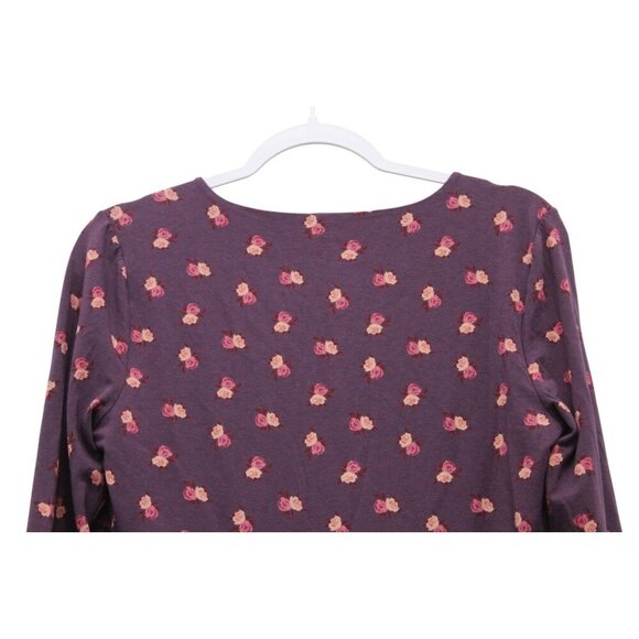 Garnet Hill Baby Doll Dress Size Small Floral Boho Preppy Casual Stretch - Picture 10 of 12